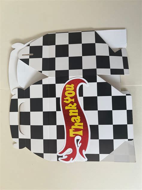 Hot Wheel Goodie Box Hot Wheel Birthday Theme Etsy