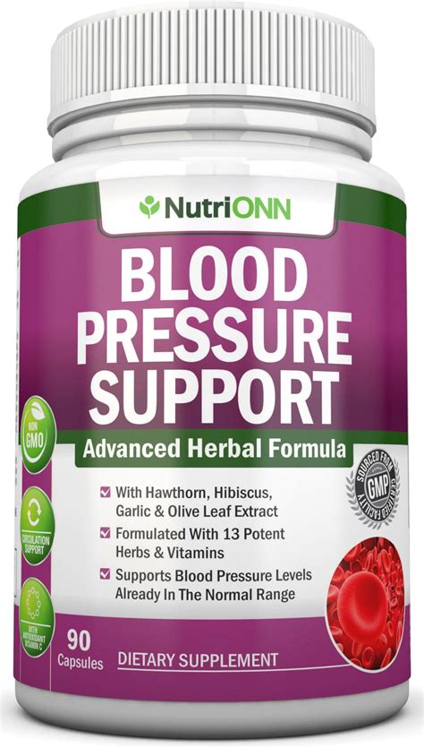 Amazon.com: Blood Pressure Support Supplement - 13 Herbs & Vitamins