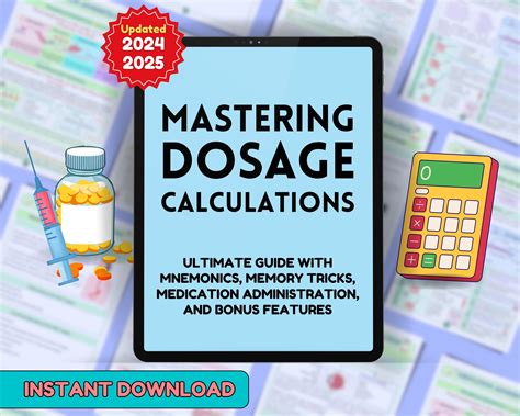 Mastering Dosage Calculations: Ultimate Study Guide With Formulas