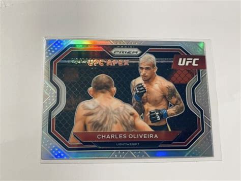 Charles Oliveira Ufc Panini Prizm Silver Prizm Debut Edition Card