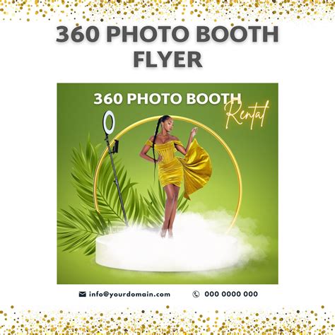 360 Photo Booth Flyer Template 360 Photobooth Flyer 360 Flyer 360