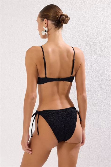 Buy Trendyol Black Triangle Gipel Regular Bikini Set Online ZALORA Malaysia