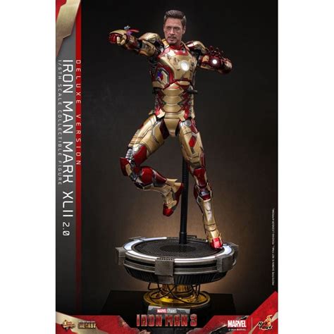 Iron Man Mark XLII Deluxe Hot Toys MMS D Iron Man Figure