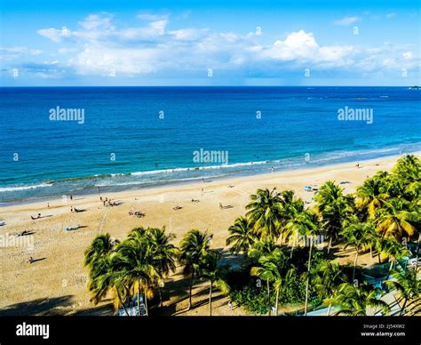 Isla Verde Beach on the Atlantic Ocean in the Metropolitan Area of San ...