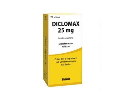 Diclomax 25mg 10tbl - cena i opinie - Apteka Internetowa GALEN