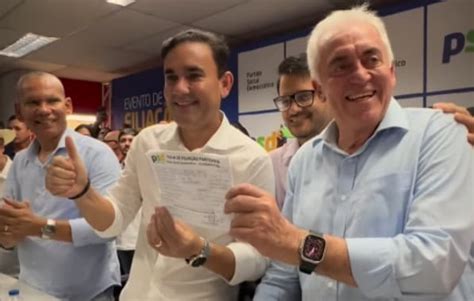 Gustavo Carmo Se Filia Ao Psd E é Lançado Como Pré Candidato A Prefeito