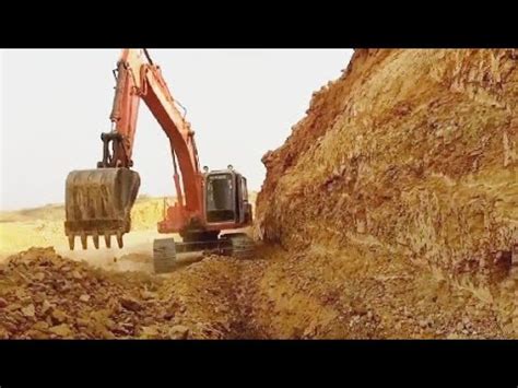 Panjgoor Cebule Ka Kam Excavator Working Hitachi Machine Youtube