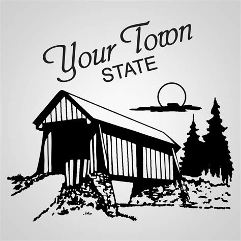 Covered Bridges Clip Art Library