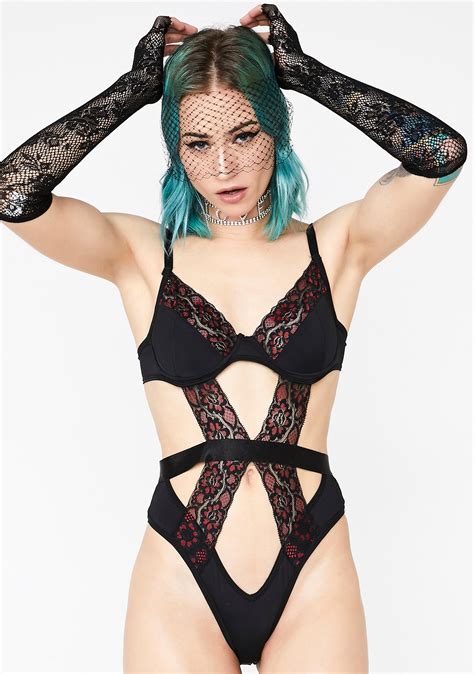 Heat Wave Underwire Bodysuit Dolls Kill