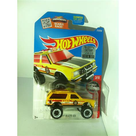 Hot Wheels Hw Rescue Mini Collection Chevy Blazer X Yellow By Mattel Shopee Malaysia
