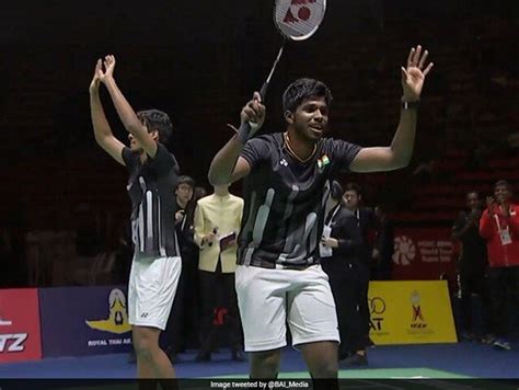 French Open Satwiksairaj Rankireddy Chirag Shetty Stun World Champions