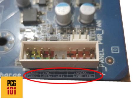 front panel connectors header pc guide