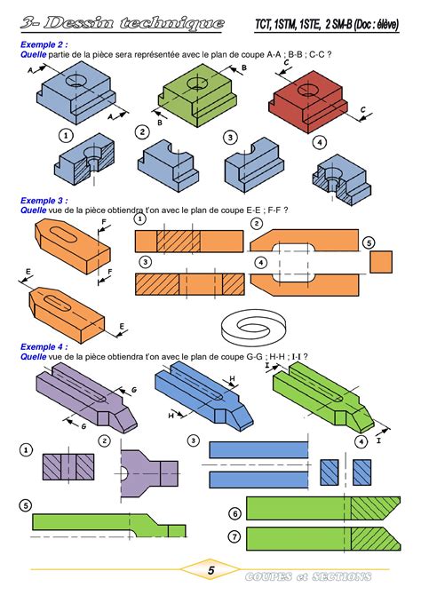 Coupes Et Sections Cours Et Exercices AlloSchool