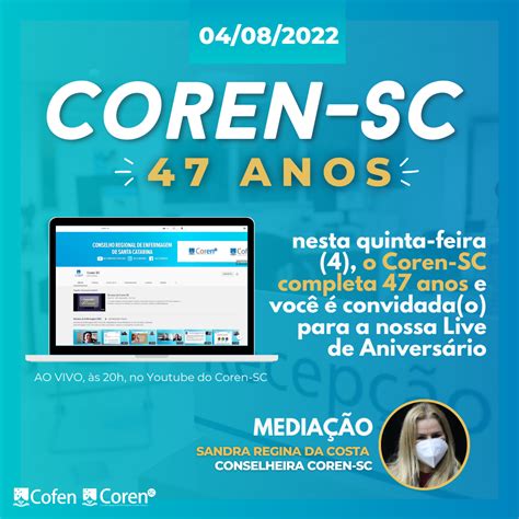 Arte Anivers Rio Coren Sc Coren Sc Conselho Regional De