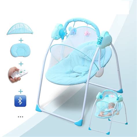 Electric Baby Swing For Infants Motorized Bluetooth Swing Music Speaker