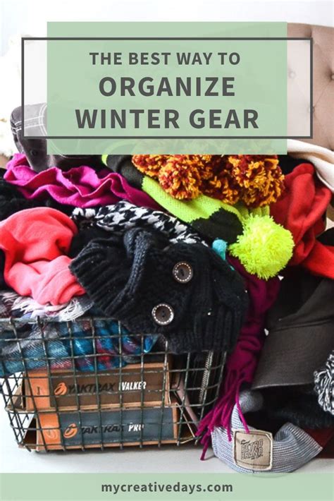 The Best Way To Organize Hats Gloves And Scarves This Winter Winter