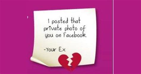 Ex Sweeties Threatening To Post Your Naked Pics Odds Are They Ll Do It Survey Suggests