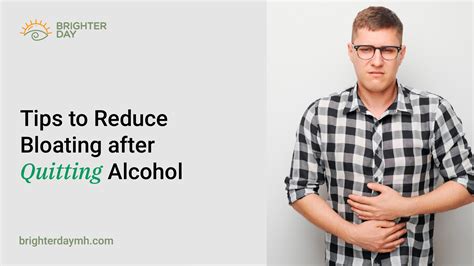 Tips To Reduce Bloating After Quitting Alcohol At BrighterDay