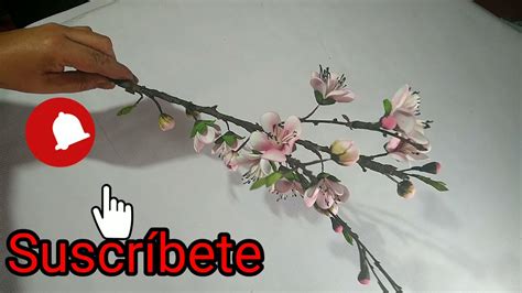 Como Hacer Flores De Cerezo Manualidades De Fomi DIY YouTube