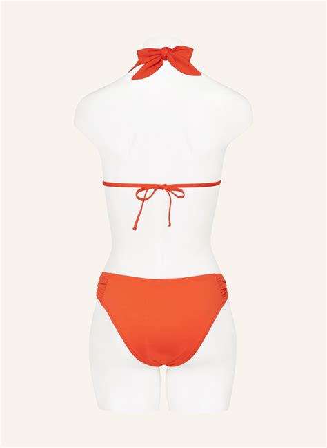 Heidi Klein Neckholder Bikini Top PILANESBERG In Orange