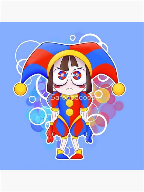 Pomni The Amazing Digital Circus Art Print For Sale By Saroobadoop