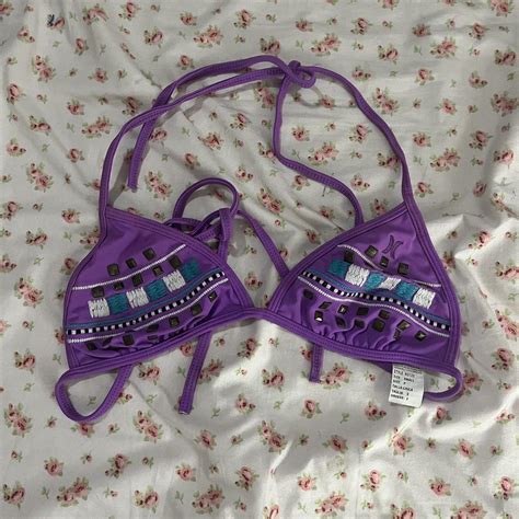 Hurley Women S Purple Bikini And Tankini Tops Depop