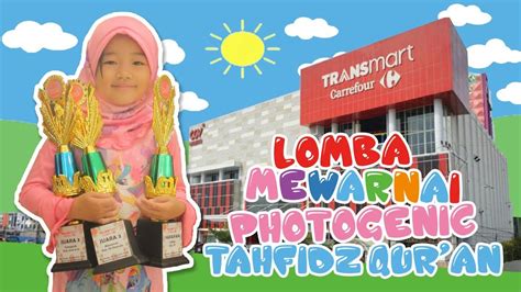 KESERUAN LOMBA DI TRANSMART BUAH BATU BANDUNG BAWA 3 PIALA DI TIGA