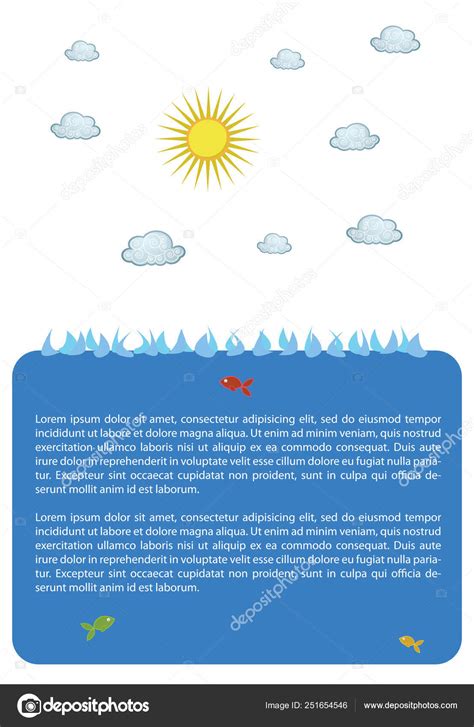 Sea Template ⬇ Vector Image By © Oculo Vector Stock 251654546
