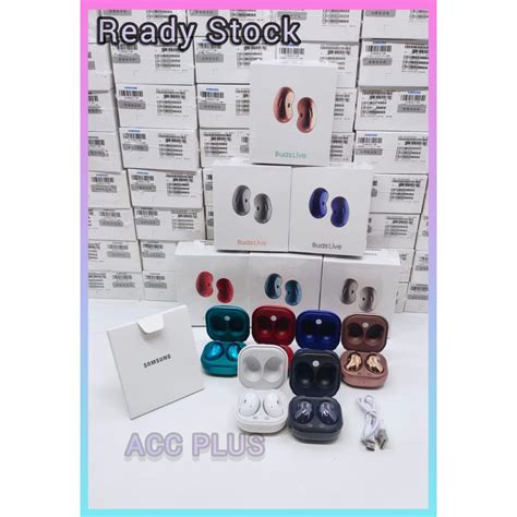 Jual Headset Bluetooth Galaxy Buds Live R180 Wireless Earphone Ori