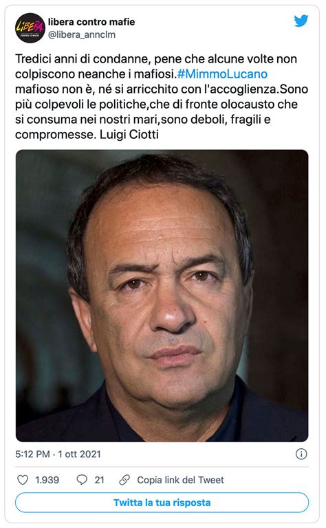 Condanna Lucano Sentenza Pesantissima Non Si Disperda Esperienza Di