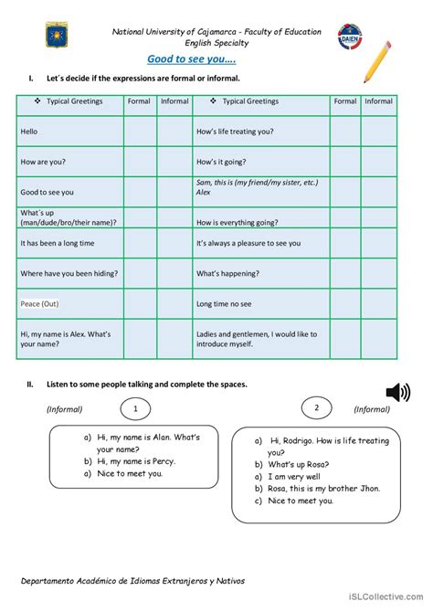 speaking lessons : English ESL worksheets pdf & doc