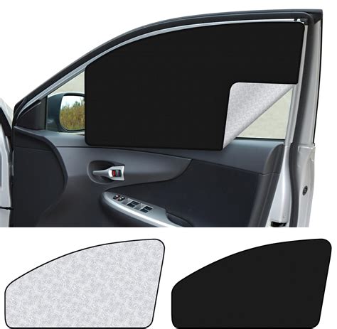 ZATOOTO Side Window Sun Shades 2 Pcs Car Front Magnetic Privacy