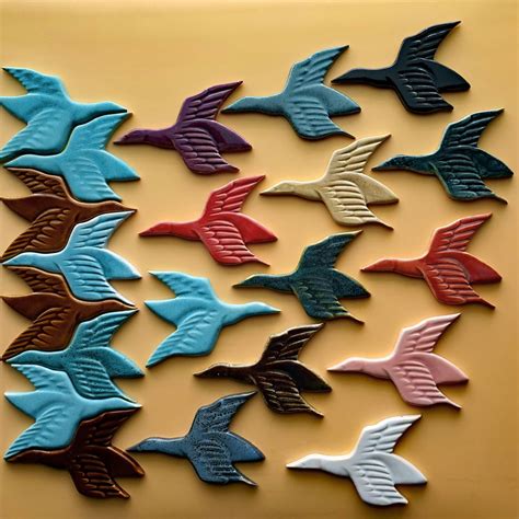 Плитка Птицы Эшера Керамическая Купить