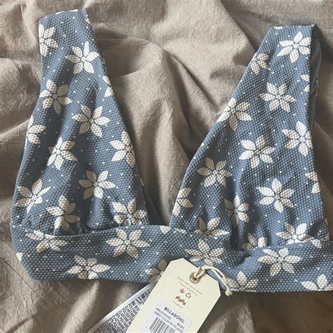 Billabong X Wrangler Bikini Top Nwt Baby Blue With Depop
