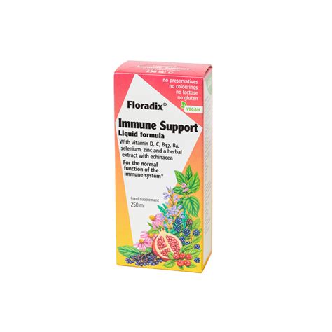 FLORADIX IMMUNE SUPPORT 250 Ml Matavimo Indelis Eurovaistine Lt