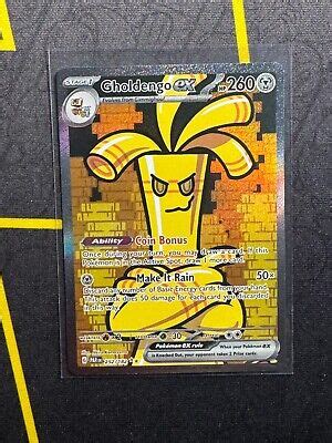 Pokemon TCG SV Paradox Rift Gholdengo Ex Special Illustration Rare 252