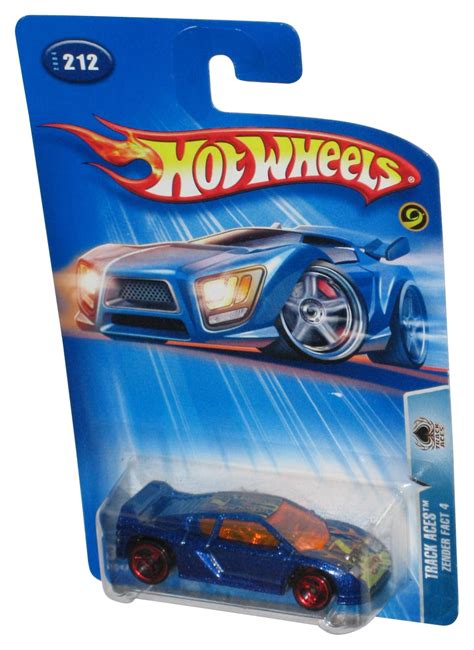 Hot Wheels Track Aces Blue Zender Fact Toy Car Walmart