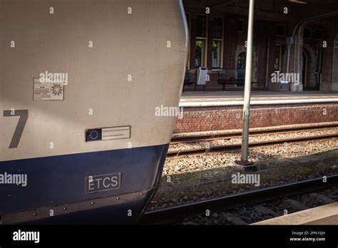 etcs signalling system  res stock photography  images alamy