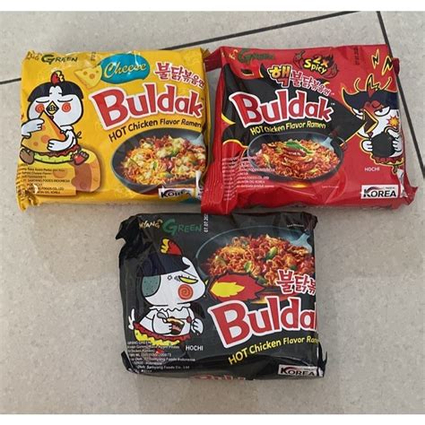 Samyang Green Hot Chicken Ramen Buldak Cheese Carbonara Extreme Noodles G Shopee Singapore