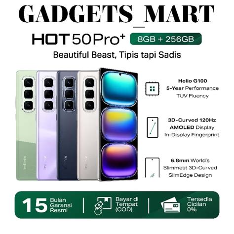 Jual Infinix Hot Pro Gb Gb Ram Extended Gb Helio G D Curved Amoled Display Hz