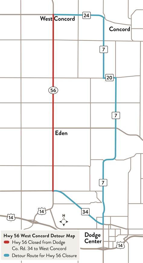 Highway 56 detour begins June 23 for road improvements south of West