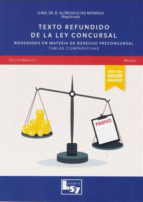 Librería Dykinson Texto refundido de la Ley Concursal Elías Mondeja