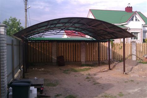 Навесы и козырьки в Ганцевичах на заказ по лучшей цене