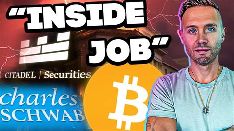 Breaking Fidelity Schwab Citadel Launch Crypto Exchange Inside Job