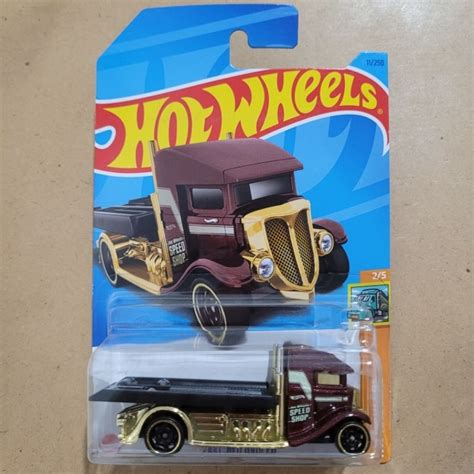 Jual Hot Wheels Fast Bed Hauler Hw Haulers Brown Gold Shopee Indonesia