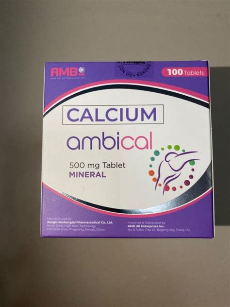 Calcium Carbonate 500 Mg Box Of 100 Lazada Ph