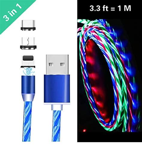 Ruibo Sike 3 In 1 Magnetic USB Cable 2 4A High Speed USB To Micro USB