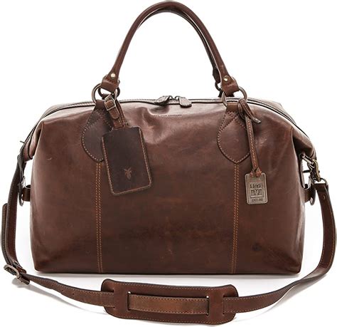 Frye Mens Logan Overnight Duffle Bag Dark Brown One Size