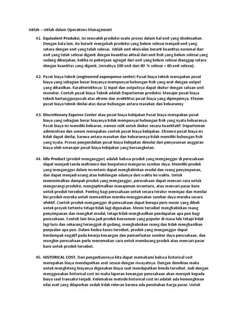 Operations Management | PDF