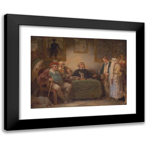 Robert Smirke 14x12 Black Modern Framed Museum Art Print Titled The